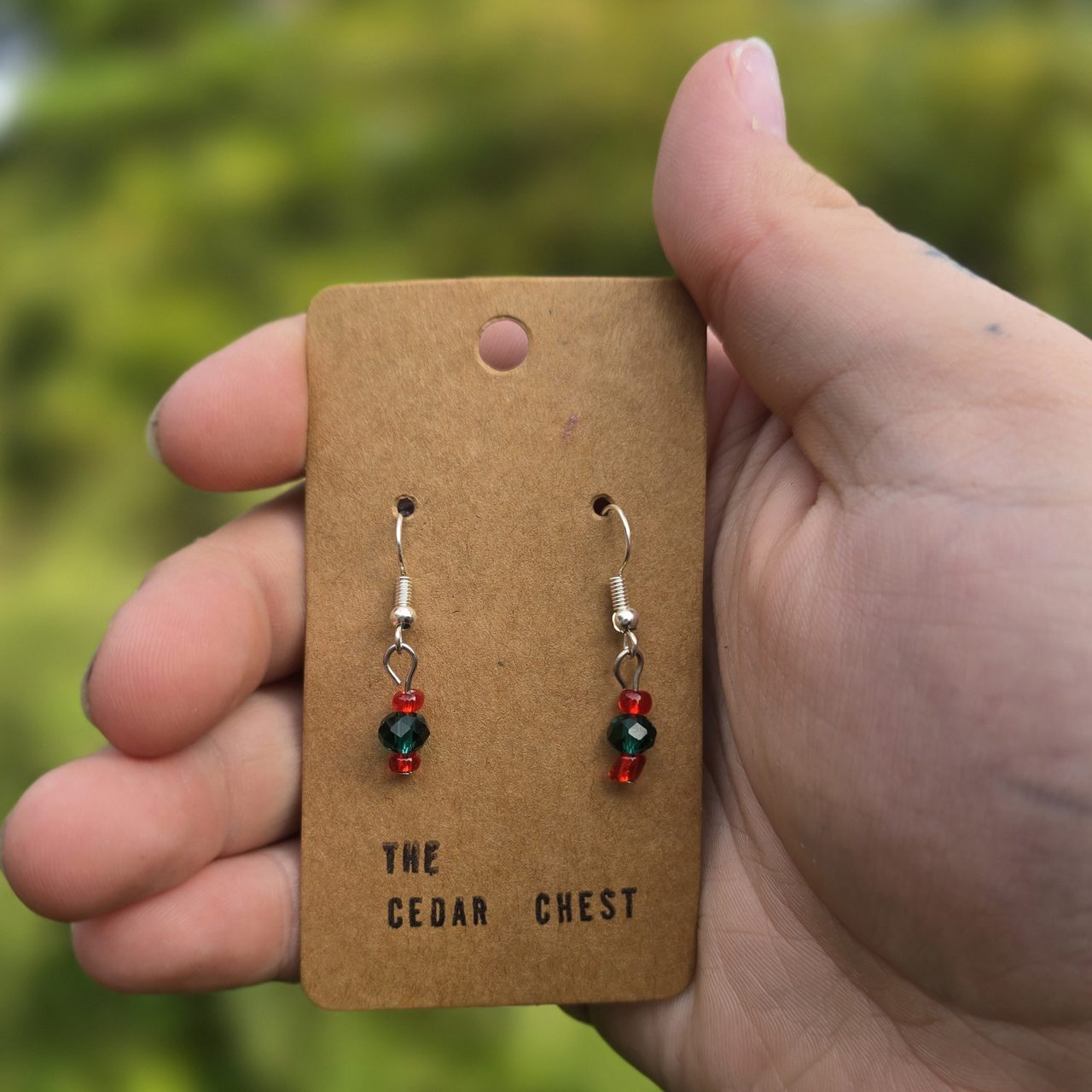 Small Holiday Inspired Earrings