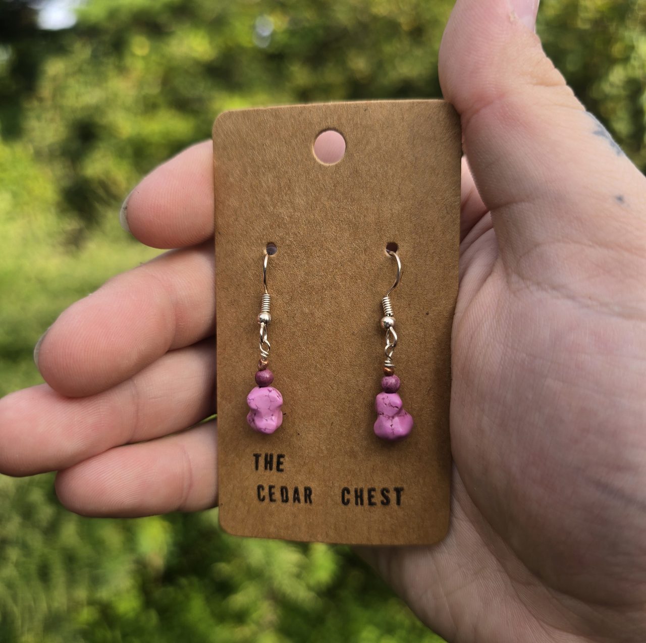 Bubble Gum Inspired Earrings