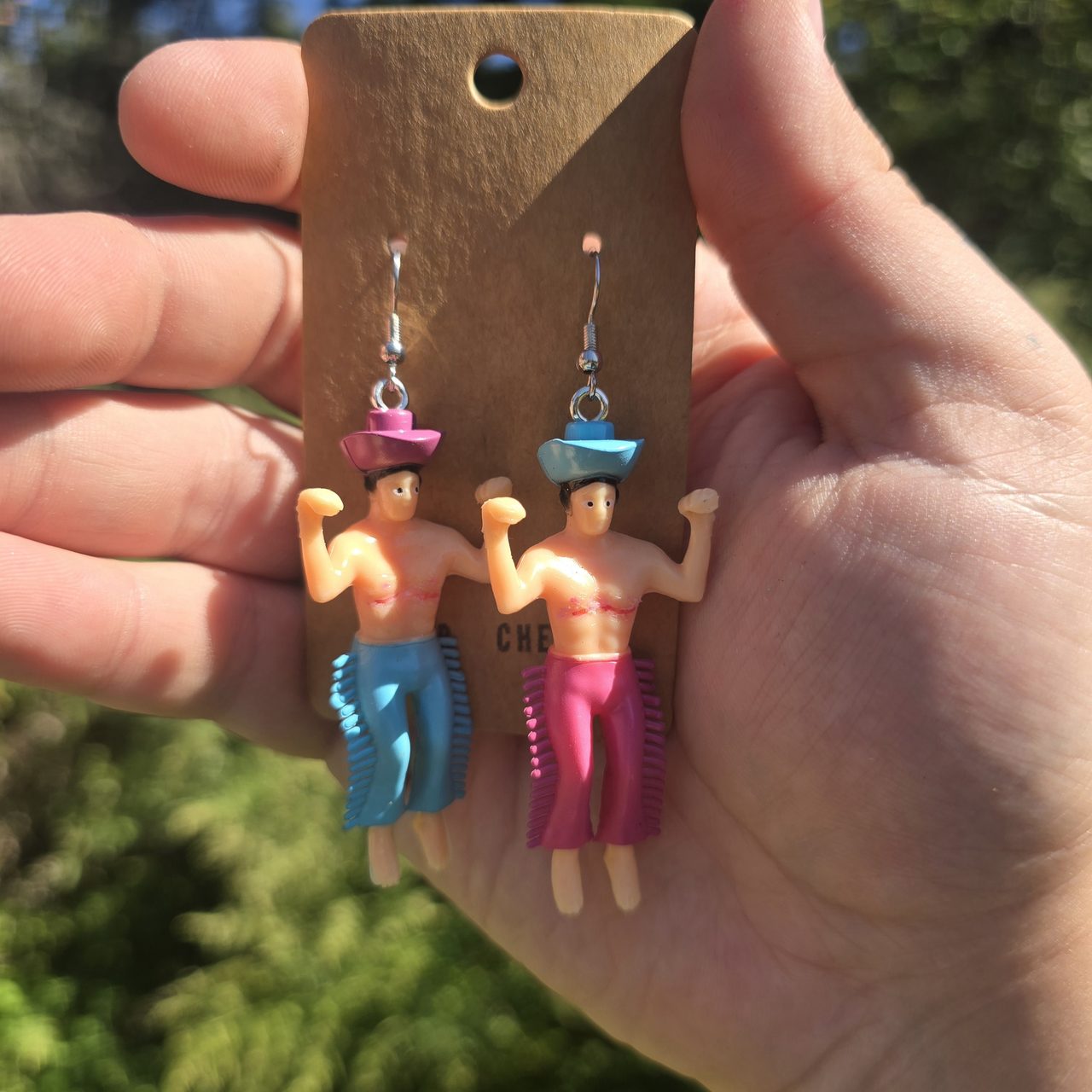 Trans Cowboy Earrings