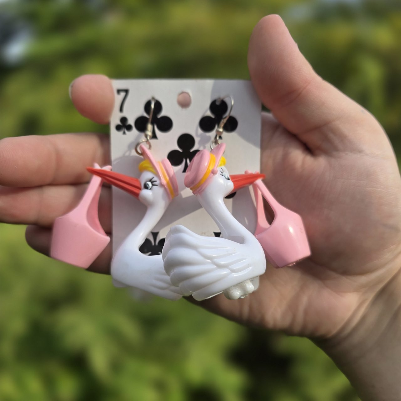 Stork Earrings