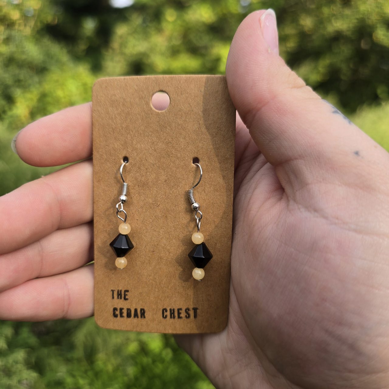Black Cat Inspired Earrings