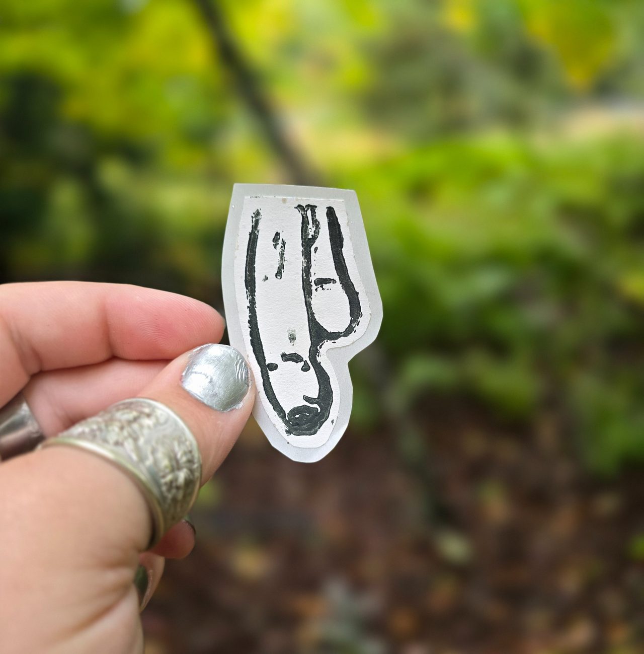 Dick Print Sticker