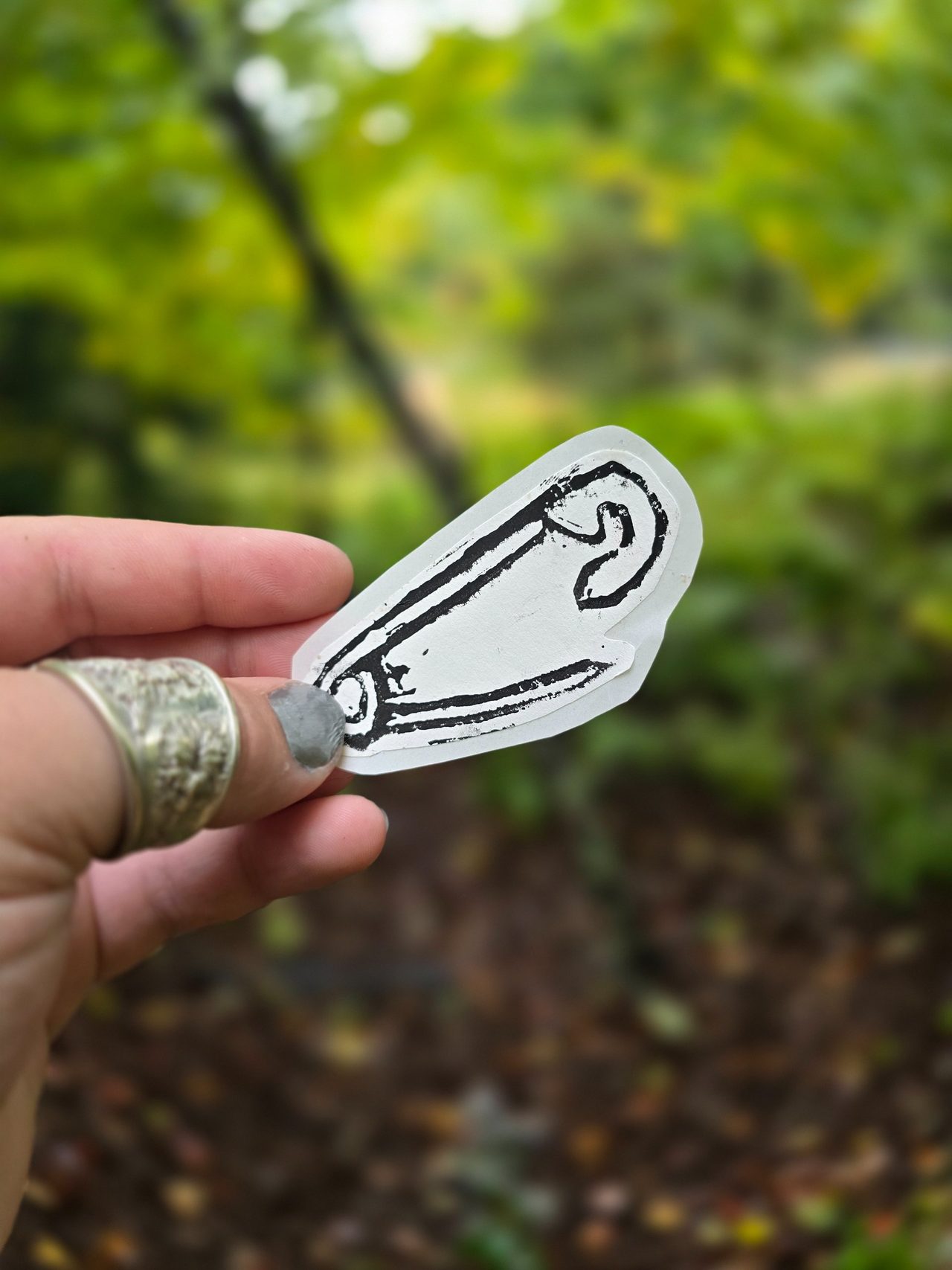 Safety Pin Sticker
