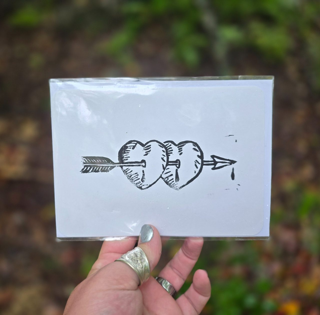 Cupids Hearts Card