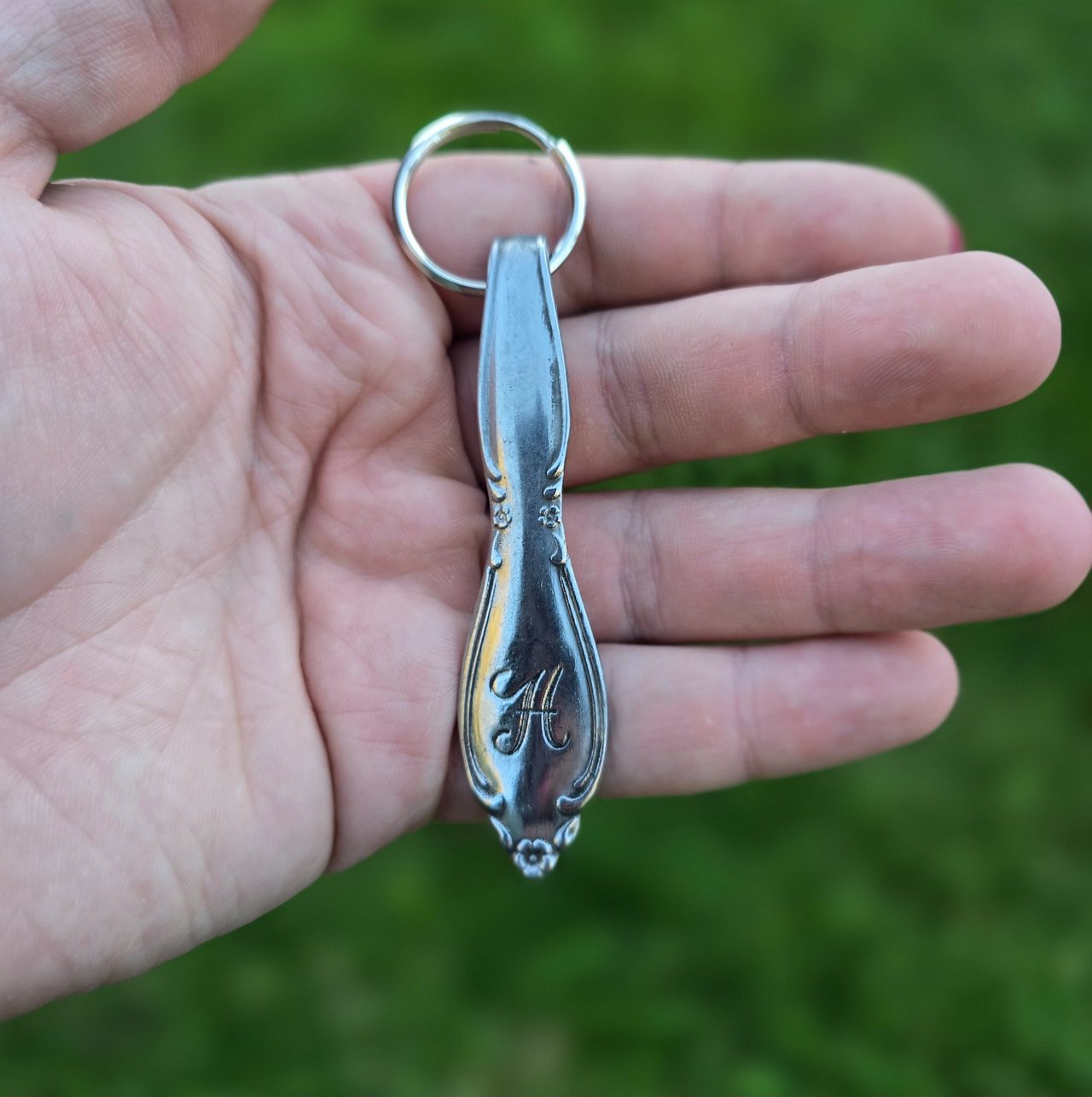 H Initial Keychain