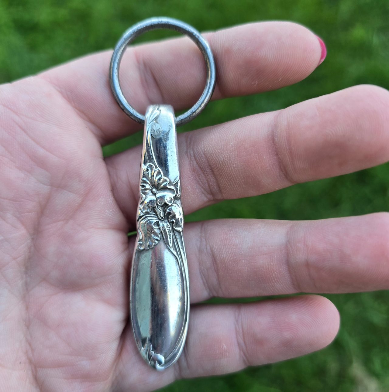 Orchid Keychain