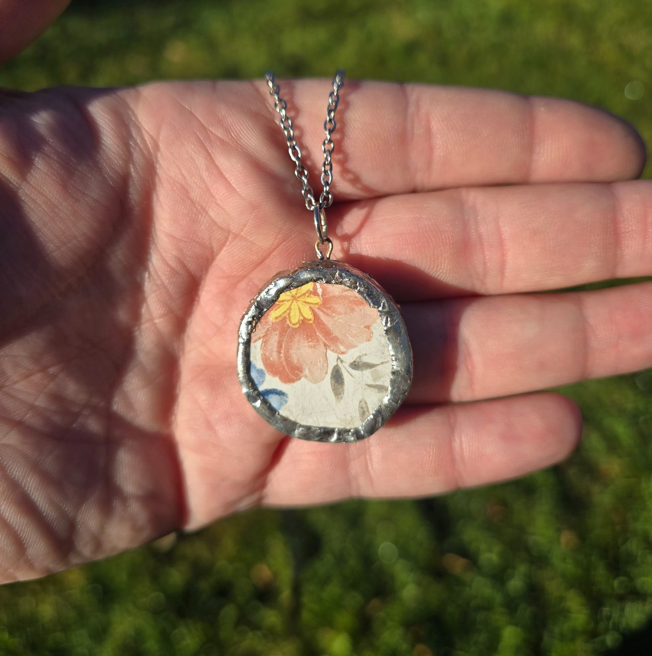 Plate Necklace